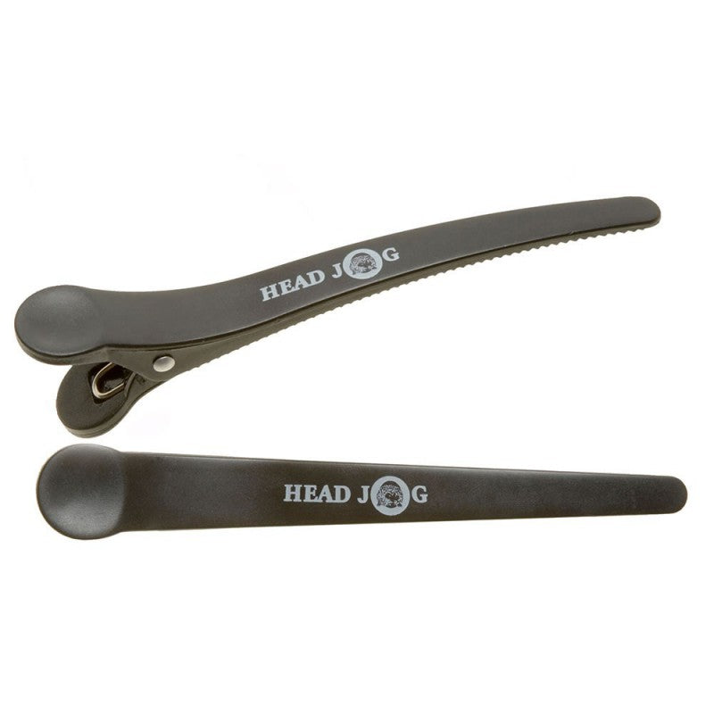 Head Jog Supa-Klipz Large Section Clips - Black (6 Pack)