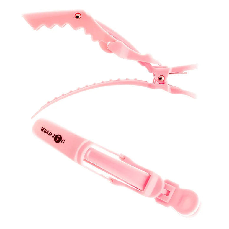 Head Jog Dino Klipz (Pack of 4) - Pink