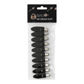 Head Jog No Crease Klipz (Pack of 10) - Black