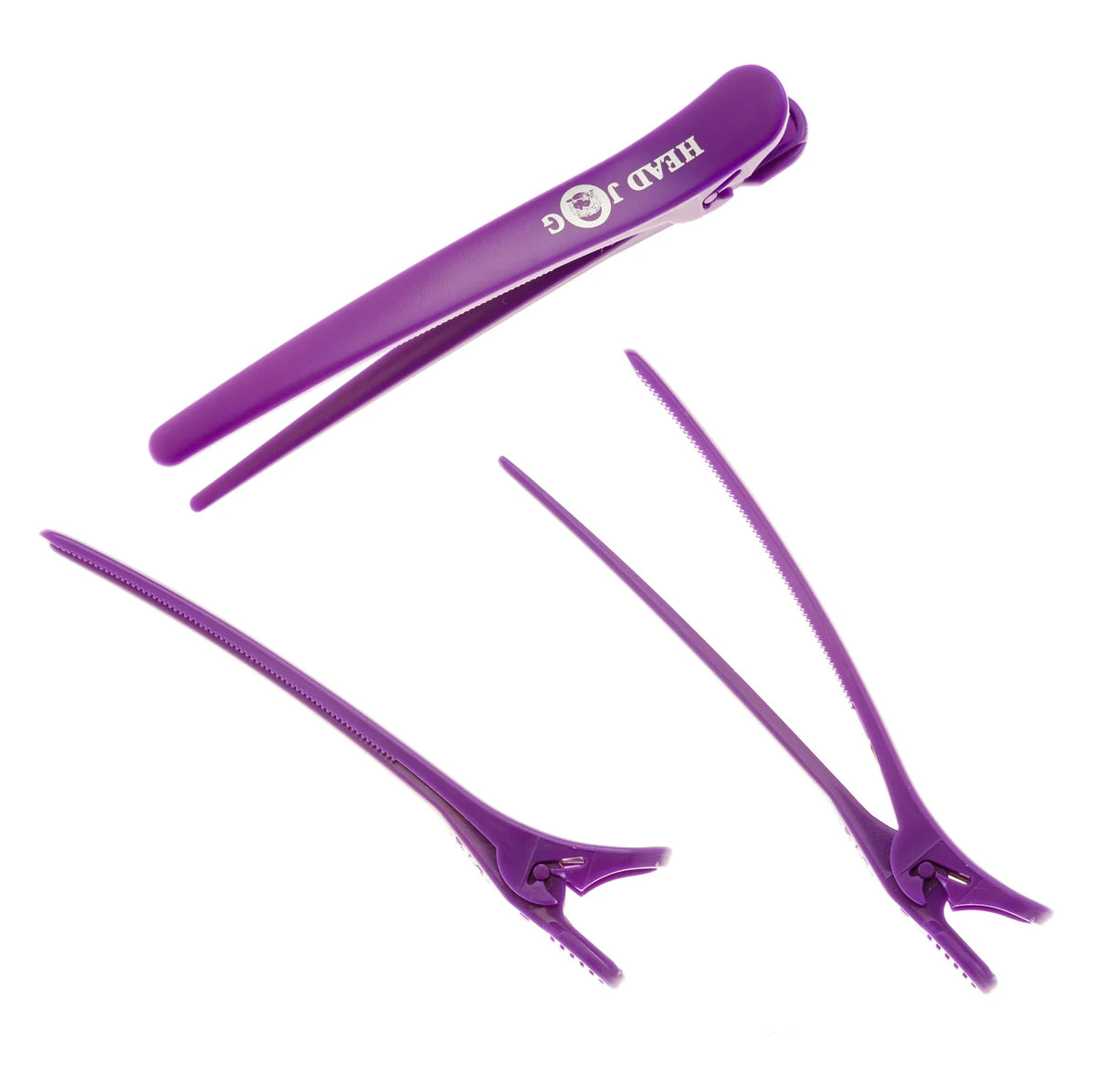 Head Jog Klip-Itz (Pack of 6) - Purple