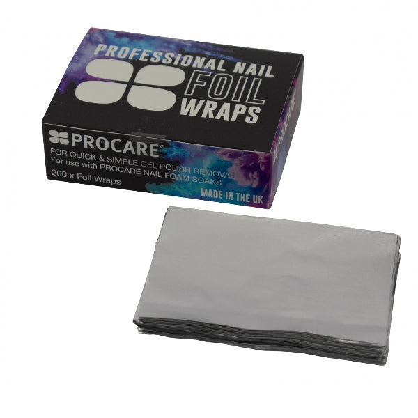 Procare 70mm x 96mm Foil Nail Wraps