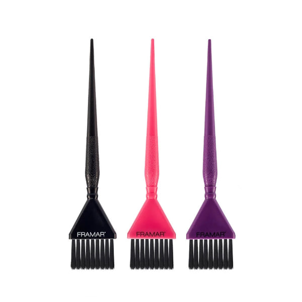 Framar Triple Threat Brush Set - 3 Pack