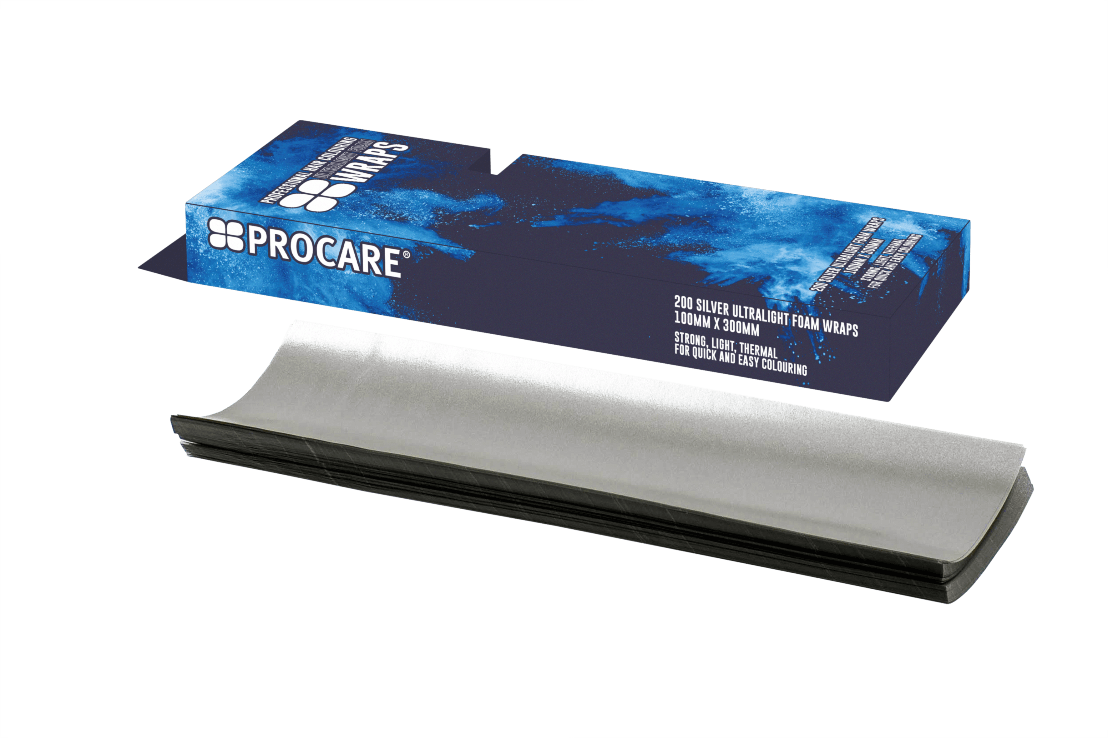 Procare Ultralight Silver Foam Wraps 100mm x 300mm