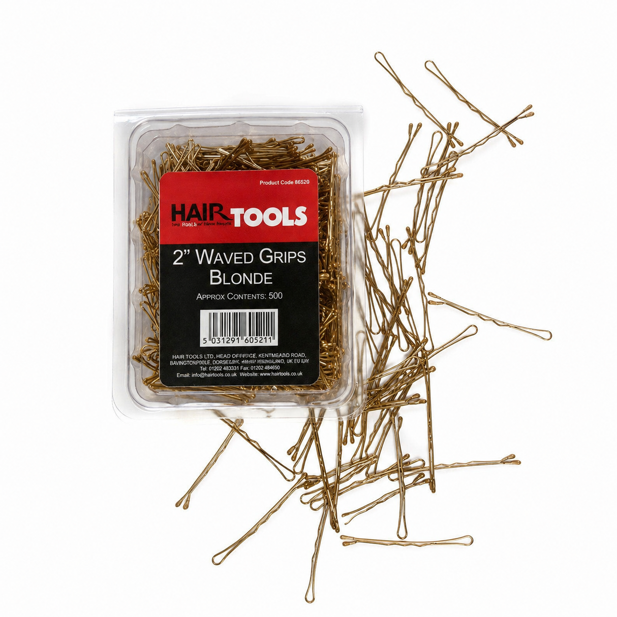 Hair Tools 2" Waved Pins (Box of 500)