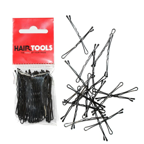 Hair Tools 2" Waved Grips Black (Pack of 50)