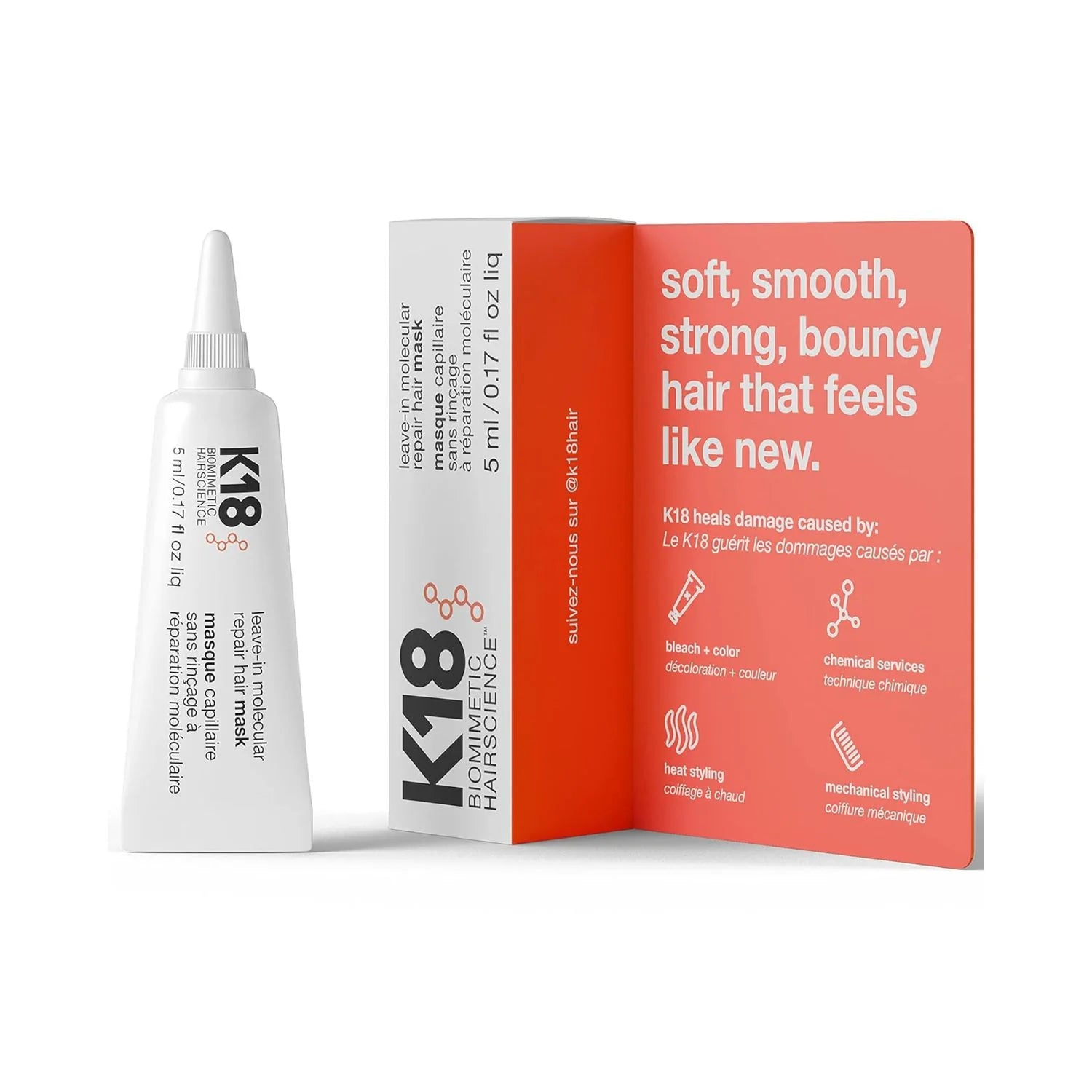 K18 Leave-In Molecular Repair Mask 5ml