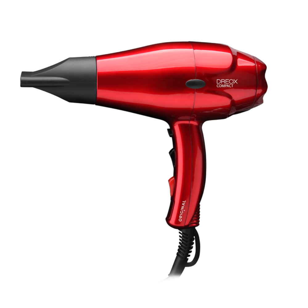 Sibel OBB Dreox 2000W Compact Hairdryer - Metallic Red