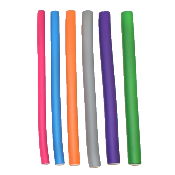 Hair Tools Long Bendy Rollers - Purple 20mm