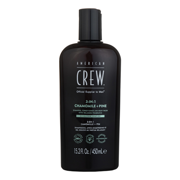 American Crew 3-in-1 Ginger Tea Shampoo, Conditioner & Body Wash